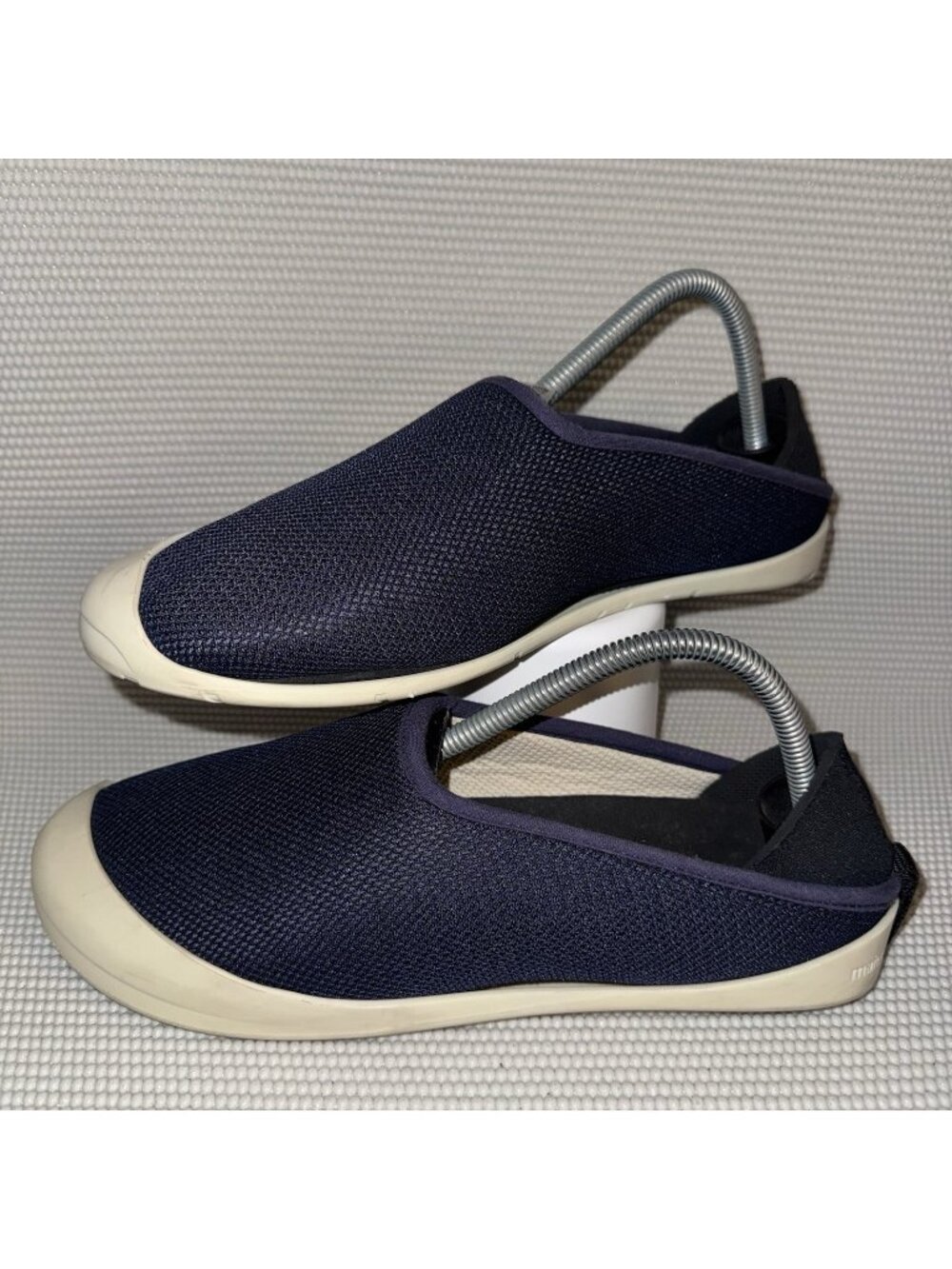 Mahabis Summer Slippers House Shoes Removeable Soles Navy Blue Mens Size 41 (8)